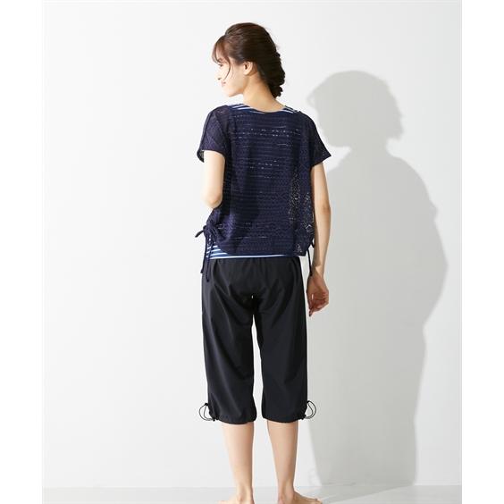 新品　6L　トップスとカーゴパンツとタンキニ水着　4点セット　大きいサイズ 4点セット】水陸両用カーゴパンツ付タンキニ水着(MU131) 通販