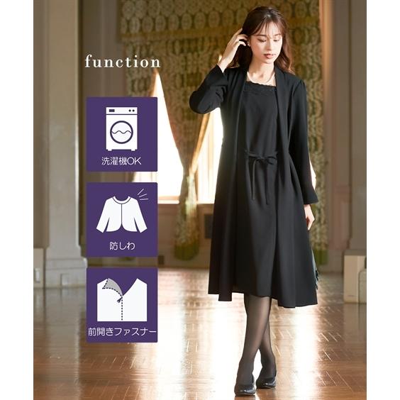 ニッセン（nissen） ワンピース 大きいサイズ レディース 洗える 防