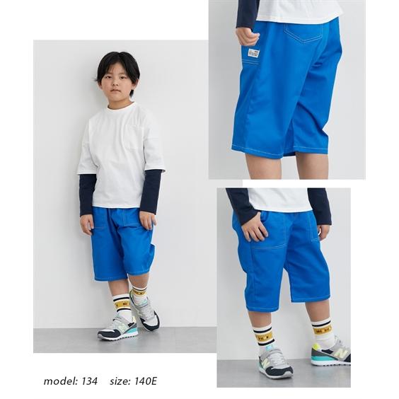 ニッセン（nissen） パンツ キッズ 男の子 もっとゆったりサイズ 6分丈