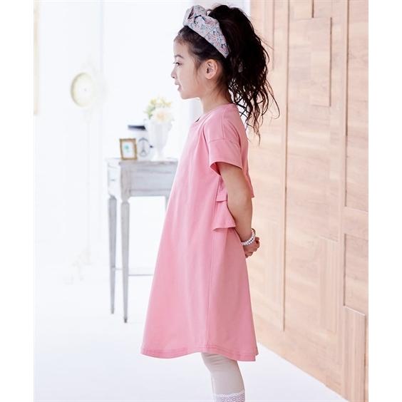 ワンピース キッズ 女の子 後フリル 子供服 ジュニア服 身長140 150 160cm ニッセン Nissen Zzy4322b10 ニッセン Yahoo 店 通販 Yahoo ショッピング