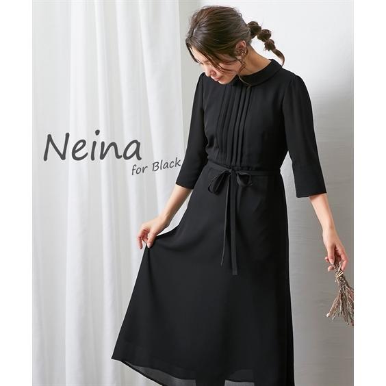 人気ブランド新作豊富喪服 ワンピース レディース 礼服 Neina 日本製洗える防しわタックステン カラー ナチュラル 有 S M L ニッセン Nissen ブラックフォーマル レディースファッション ファッション 11 214 Www Harmonypest Com