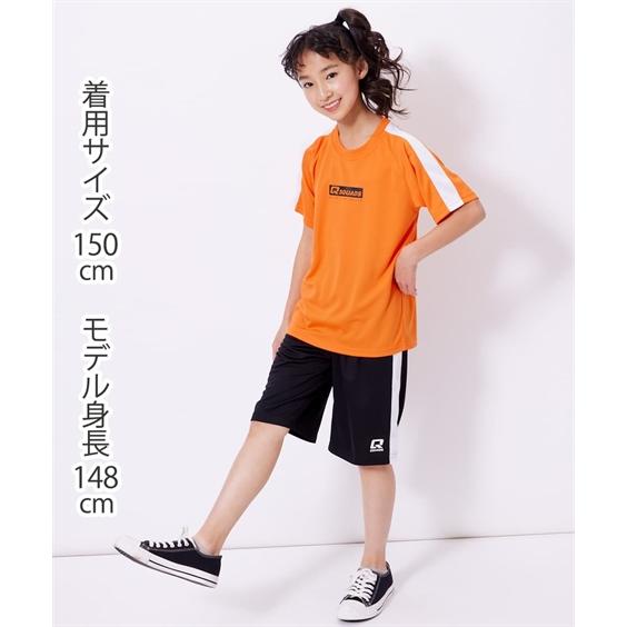 スポーツウェア 上下セット キッズ 男の子 SQUADS スカッズ ライン切替T スーツ 半袖 Tシャツ ＋ ハーフ パンツ 女の子 子供服 ジュニア服 ニッセン nissen｜nissenzai｜06