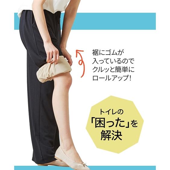 ペチパンツ レディース トイレで便利 ワイドボトム用 2枚組 メッシュ仕様 M/L ニッセン nissen｜nissenzai｜03