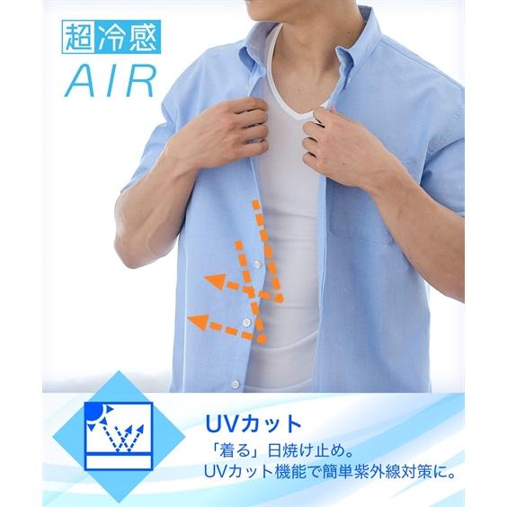 ボクサーパンツ 大きいサイズ メンズ 超冷感 AIR メッシュ 前開き ロング 2枚組 接触冷感 吸汗速乾 UVカット 夏 3L〜10L ニッセン nissen｜nissenzai｜08