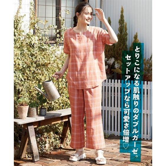 上下セット 大きいサイズ レディース 肌当たりさわやか 綿100 ダブルガーゼ 6l 8l 10l ニッセン Nissen ニッセン Paypayモール店 通販 Paypayモール