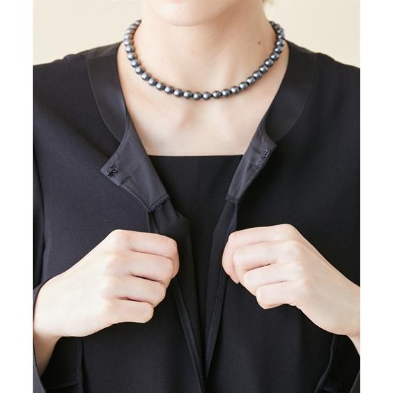 スーツ トールサイズ レディース 喪服 礼服 洗える ロング 重ね着風 ブラウス ＋ パンツ 接触冷感 防しわ 夏 LL/3L ニッセン nissenの画像