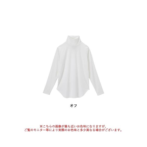 Tシャツ カットソー 小さいサイズ レディース フライス ハイネック ロング SS/S ニッセン nissen｜nissenzai｜14