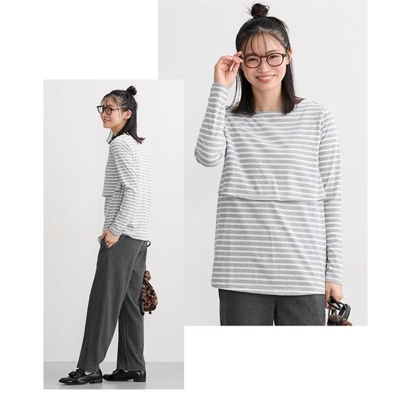 ニッセン（nissen） ママ 産前 産後 授乳服 授乳 しやすい ボート
