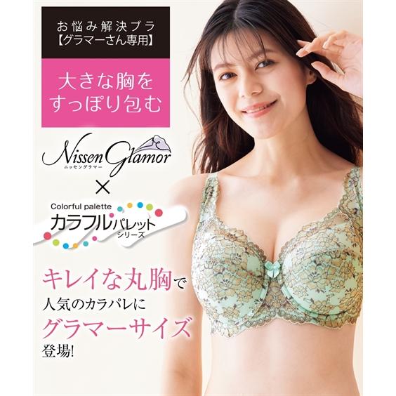 ニッセン ブラジャー ワイヤー入り レディース グラマーサイズ