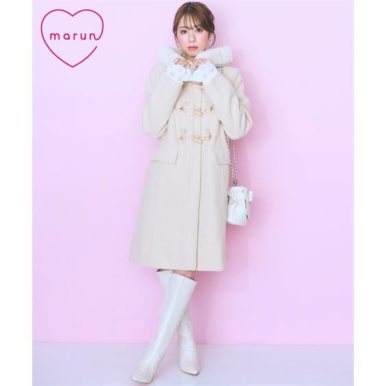 ニッセン（nissen） コート 大きいサイズ レディース フェイクファー