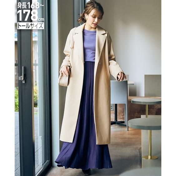 コート トールサイズ レディース ビッグ カラー Ll 3l 4l 5l ニッセン Nissen Zzy4322e0393 ニッセン Yahoo 店 通販 Yahoo ショッピング