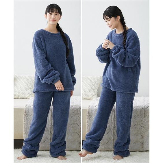 ニッセン（nissen） パジャマ 上下セット レディース ふわぬくマイクロ
