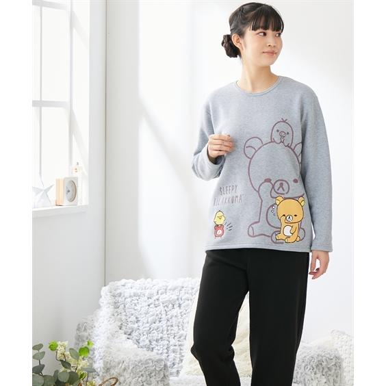 リラックマ　パジャマ　パーカー　LL セット 専用ページ 【L】リラックマ ふわふわ なりきりルームウェア 上下