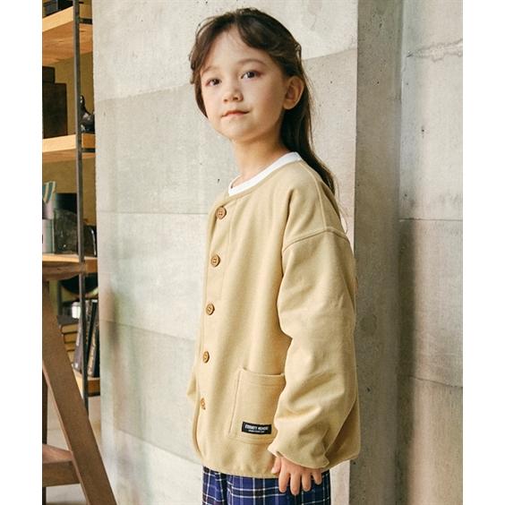 キッズ 男の子 ニット カルゼ ノーカラー ジャケット 女の子 子供服 ジュニア服 冬 身長170cm ニッセン nissen｜nissenzai｜13