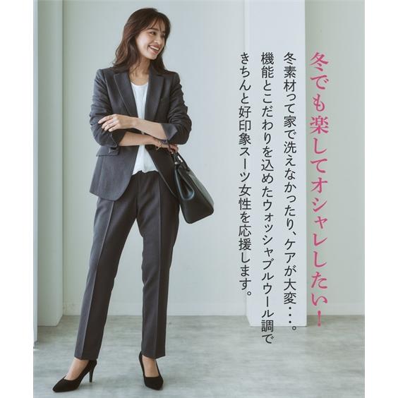 23区ファインネスウール　テーラードジャケット＆パンツスーツ未使用品　46サイズ 23区ファインネスウールテーラードジャケット＆パンツスーツ未