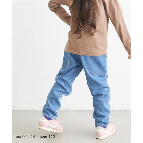 ニッセン（nissen） パンツ キッズ ゆったりサイズ あったか裏シャギー