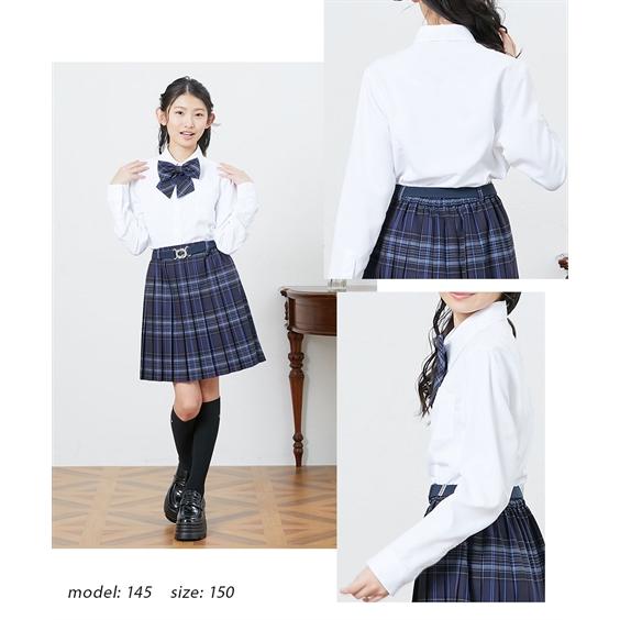 卒服☆女の子 上下160cm ブラウス150cm紐リボン 4点 ニッセン（nissen） キッズ 卒業 リボンタイ付 ブラウス 女の子 子供服