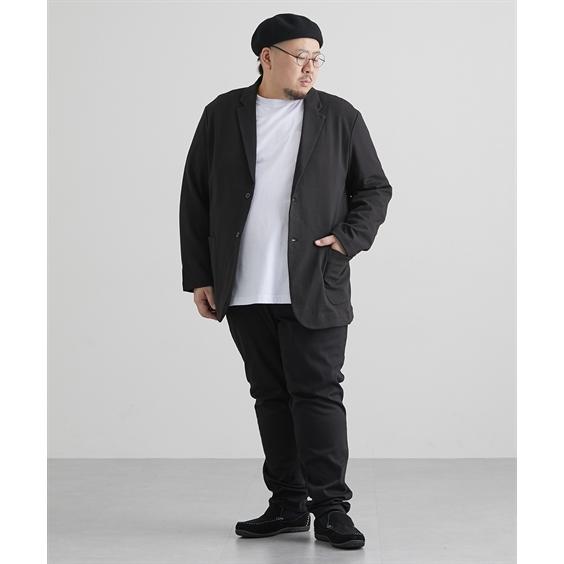 ニッセン（nissen） メンズ カットソー ジャケット 3L以上お腹ゆったり