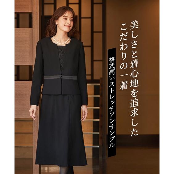 ニッセン（nissen） 喪服 ワンピース レディース 礼服 洗える防しわ
