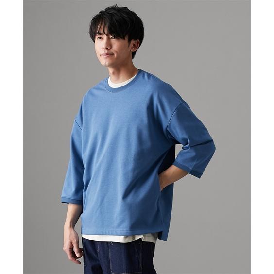 ニッセン（nissen） トレーナー メンズ 両サイドポケット付き 7分袖