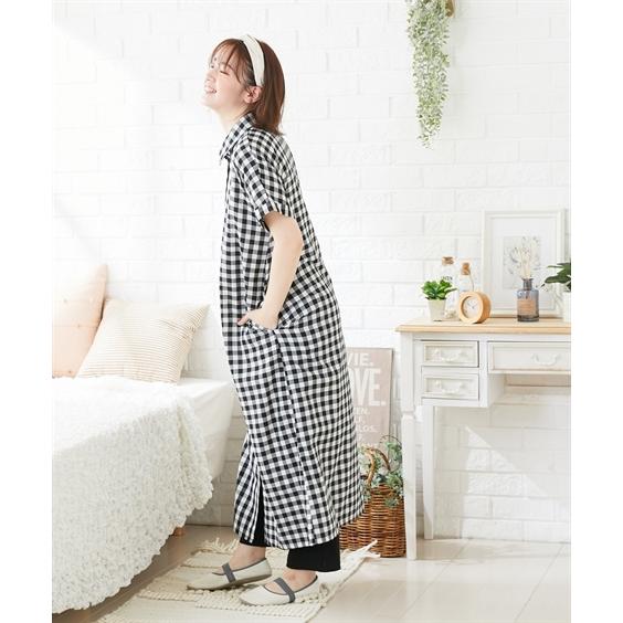 授乳服　マタニティパジャマ等　産前産後に使える洋服 マタニティウェア・授乳服】授乳しやすい 前開き半袖パジャマ