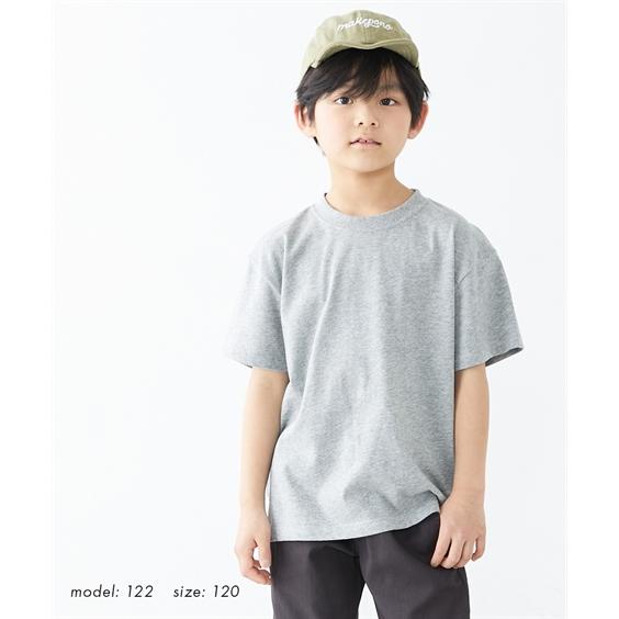 Tシャツ カットソー キッズ 綿100％ ゆるシルエット バック プリント 半袖 子供服 男の子 女の子 身長100/110/120/130cm ニッセン nissen｜nissenzai｜12