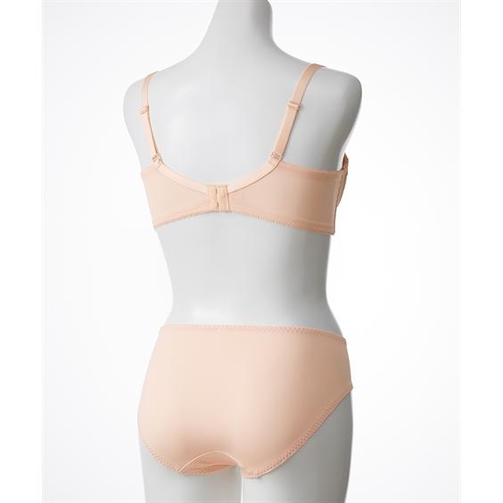 ブラジャー&ショーツ3点セット(サイズS) ニッセン ブラジャー ショーツ セット 大きいサイズ レディース