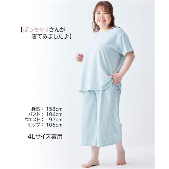 ニッセン（nissen） ルームウェア レディース 夏 上下セット 半袖 7分
