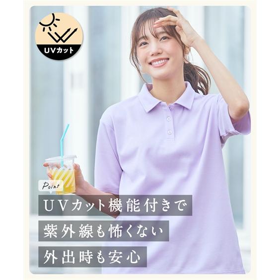 ニッセン（nissen） トップス ポロシャツ 大きいサイズ レディース
