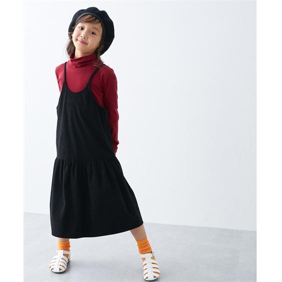 ワンピース キッズ コーデュロイキャミ 女の子 子供服 ジュニア服 身長100/110/120/130cm ニッセン nissen｜nissenzai｜11