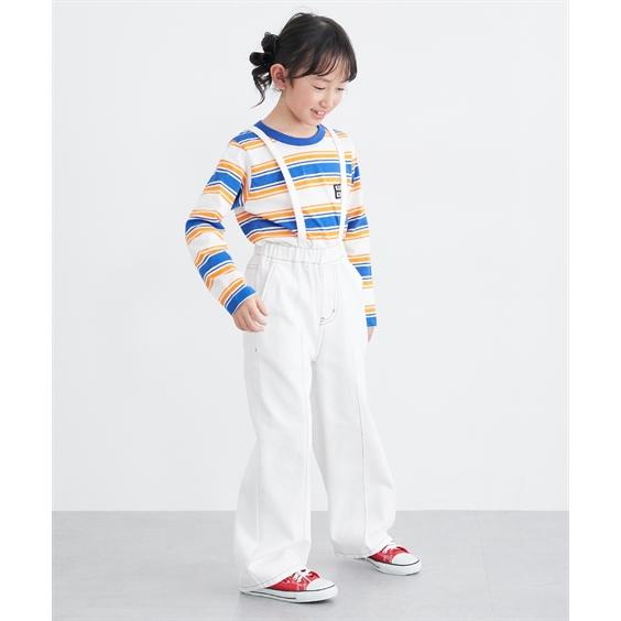 ニッセン（nissen） パンツ キッズ 取り外し可能サスペンダー付き