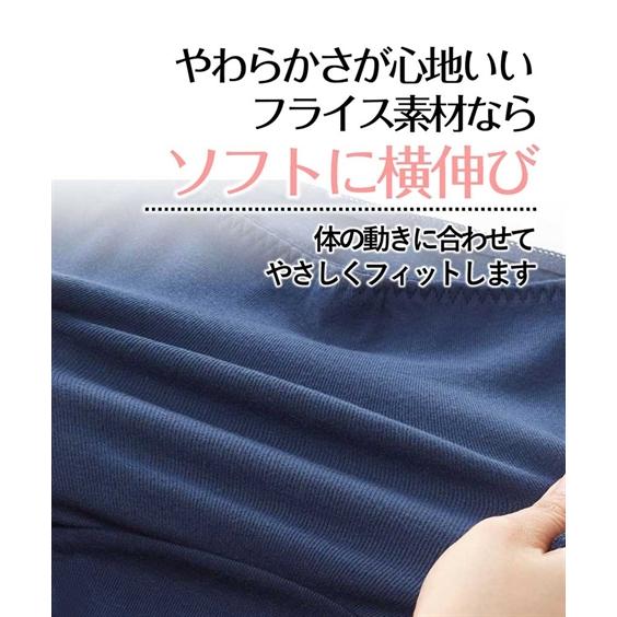 ショーツ スタンダード レディース 綿100％ フライス ゴムが肌側にあたらない 5枚組 サイズ別履きこみ丈 LL/3L ニッセン nissen｜nissenzai｜07