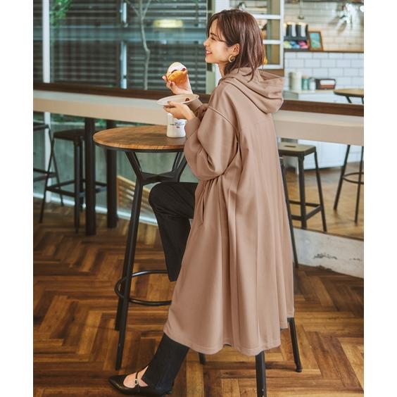 ニッセン（nissen） コート レディース バック タックフーデット 