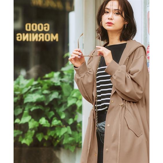 ニッセン（nissen） コート レディース バック タックフーデット