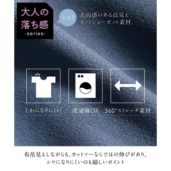ニッセン（nissen） パンツ ワイド 大きいサイズ レディース センター