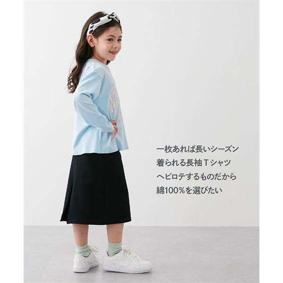 Tシャツ カットソー キッズ 綿100％ ビッグシルエット プリント 女の子 子供服 ジュニア服 身長110/120/130cm ニッセン nissen｜nissenzai｜15