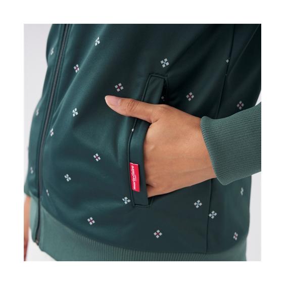 【美品】marie claire SPORT ボンディングジャケット　サイズLL Marie Claire marie claire SPORT スポーツウェア 大きいサイズ