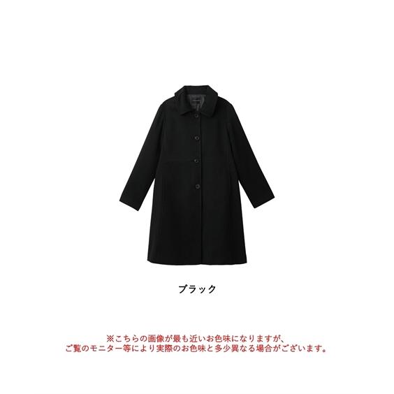 ニッセン（nissen） コート 小さいサイズ レディース ウール混ステン