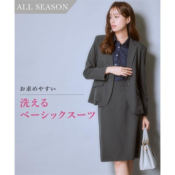 ニッセン（nissen） スーツ スカート レディース 洗える テーラード