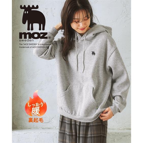 ニッセン（nissen） パーカー レディース moz モズ 裏起毛 冬 S/M/L/LL 