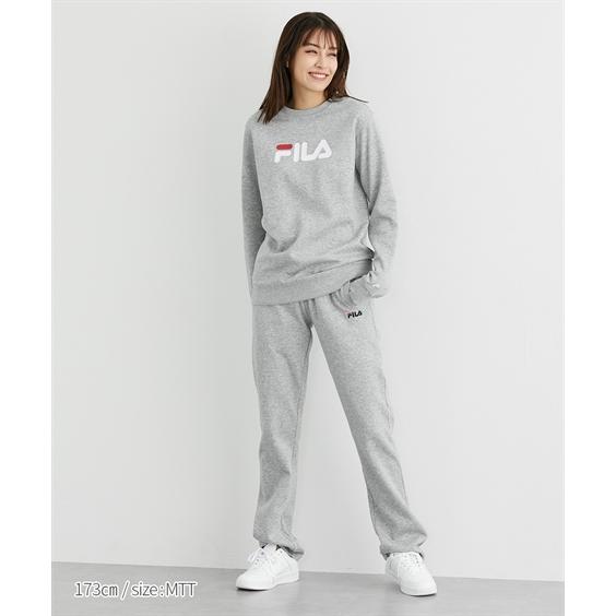 FILA スポーツウェア トップス トールサイズ レディース 高身長 裏起毛 スウェット UVカット セットアップ対応 冬 3L/4L/5L ニッセン nissen｜nissenzai｜05