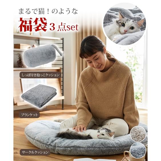 ニッセン（nissen） 福袋 2026 3点セット 猫Feel 猫フィール 猫と