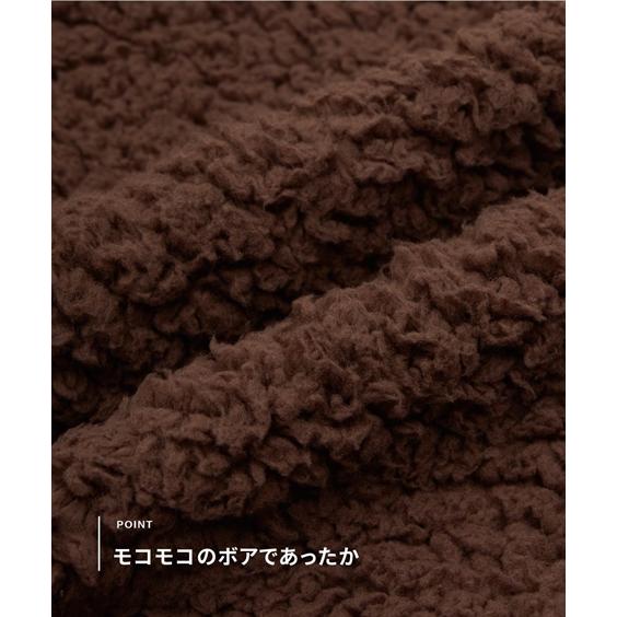 ルームウェア メンズ 肉厚 裏ボア ロング パーカー 冬 3L〜10L ニッセン nissen｜nissenzai｜06