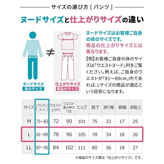 ルームウェア メンズ 腹巻付きで暖かい 裏起毛 ロング ルーム パンツ 冬 3L/4L/5L/6L ニッセン nissen｜nissenzai｜17