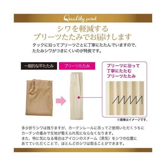 ニッセン（nissen） カーテン ドレープ 省エネ 節電 1級遮光 遮熱 防音