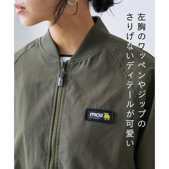 ニッセン（nissen） レディース moz モズ MA-1 ブルゾン S/M/L/LL