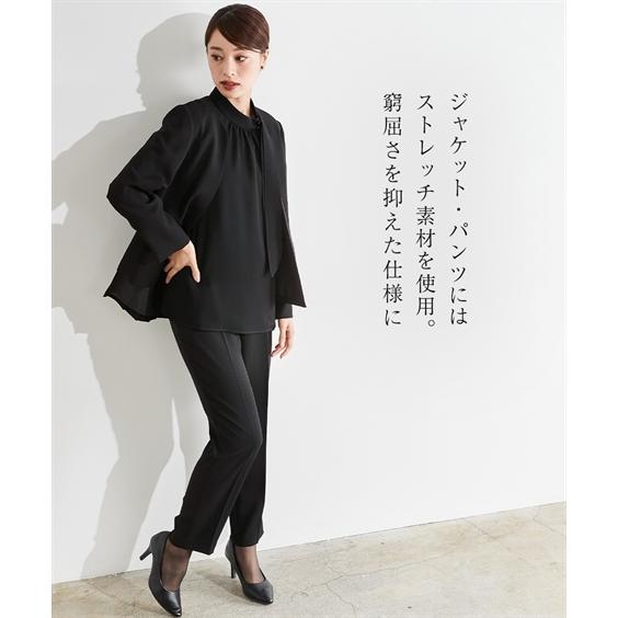 ニッセン（nissen） 喪服 スーツ パンツ 大きいサイズ レディース 防