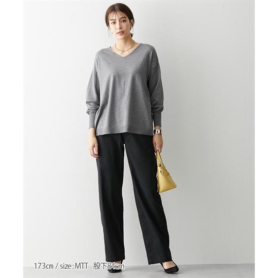 ニッセン パンツ ワイド トールサイズ レディース 高身長 綿混 ニッセン パンツ ワイド トールサイズ レディース 高身長 綿混