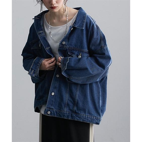 ニッセン レディース オーバーサイズ デニム ジャケット ニッセン レディース オーバーサイズ デニム ジャケット