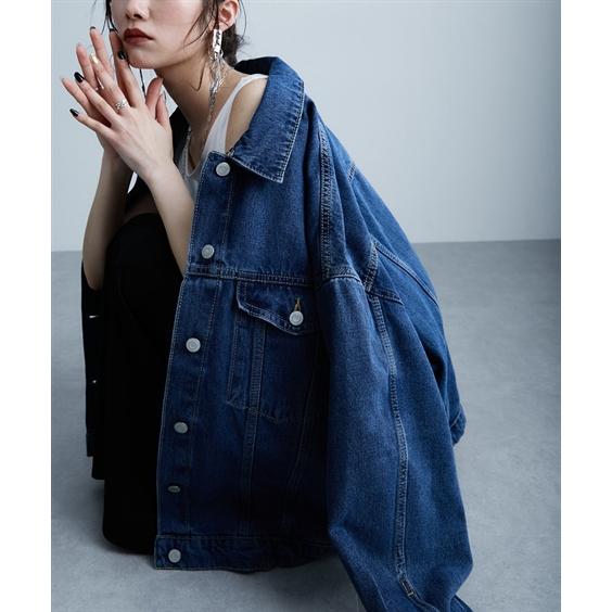 ニッセン レディース オーバーサイズ デニム ジャケット ニッセン レディース オーバーサイズ デニム ジャケット